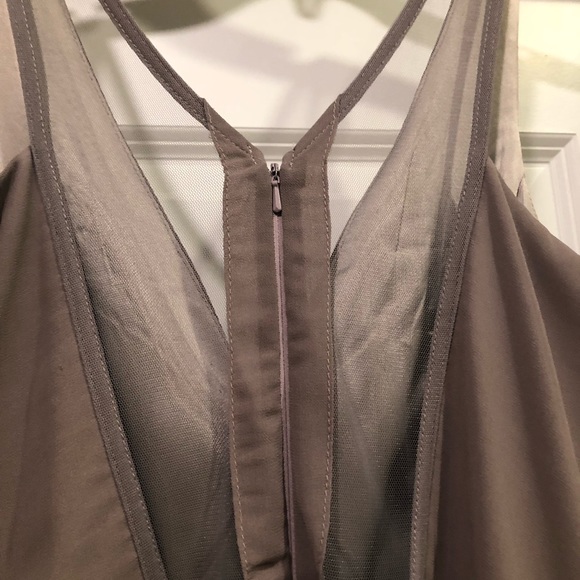 Evening gown with beading bodice and chiffon bottom. - Picture 5 of 6